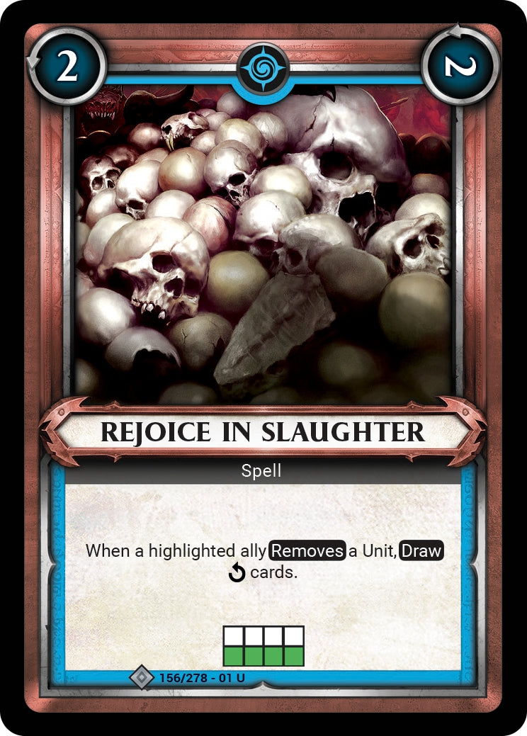 Rejoice in Slaughter Unclaimed (156) [WHAOSC]