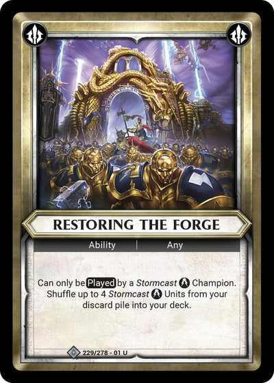 Restoring the Forge Unclaimed (229) [WHAOSC]
