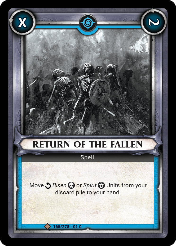 Return of the Fallen Unclaimed (165) [WHAOSC] - Warhammer Age of Sigmar Champions TCG Single