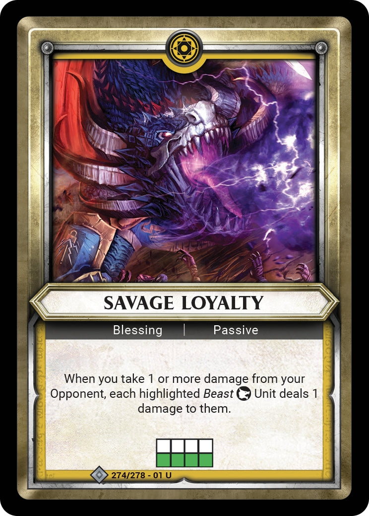 Savage Loyalty Unclaimed (274) [WHAOSC]