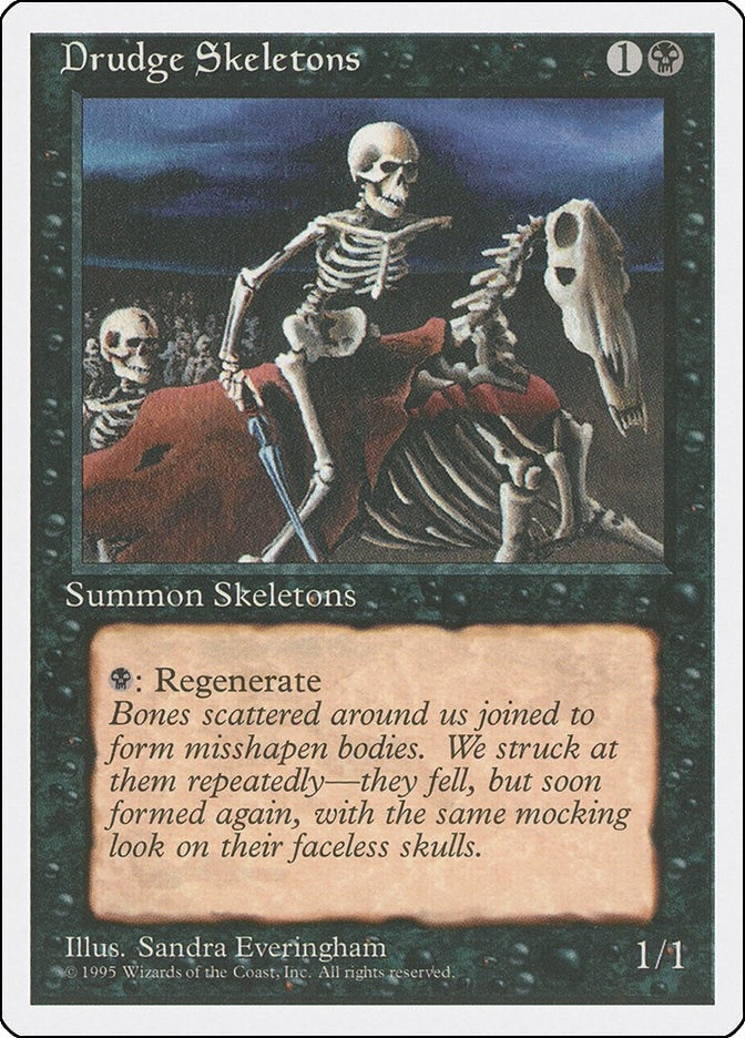 Image for Drudge Skeletons (Fourth Edition) - Magic: The Gathering
