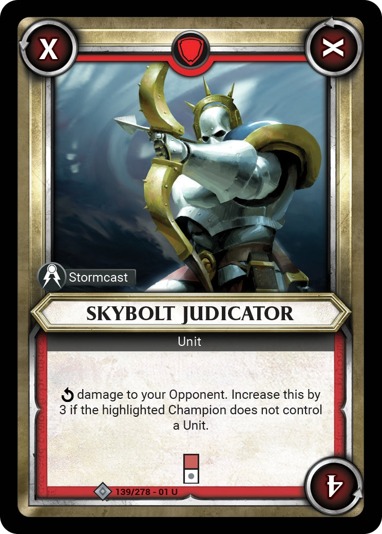 Skybolt Judicator Unclaimed (139) [WHAOSC] - Warhammer Age of Sigmar Champions TCG Single