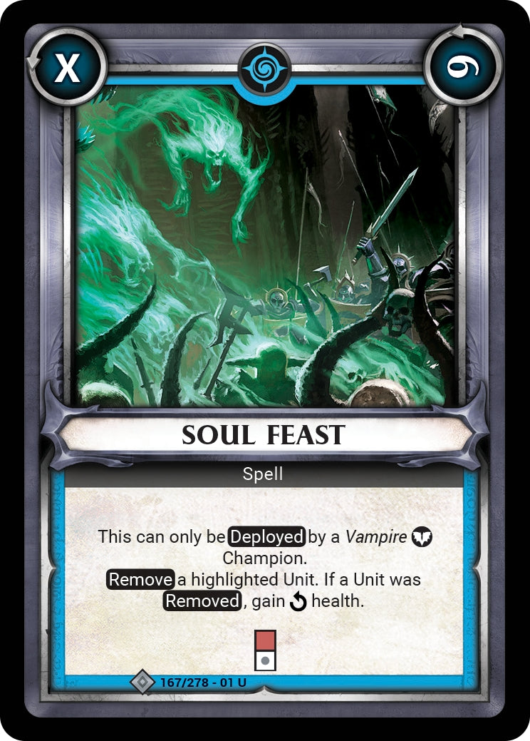 Soul Feast Unclaimed (167) [WHAOSC] - Warhammer Age of Sigmar Champions TCG Single