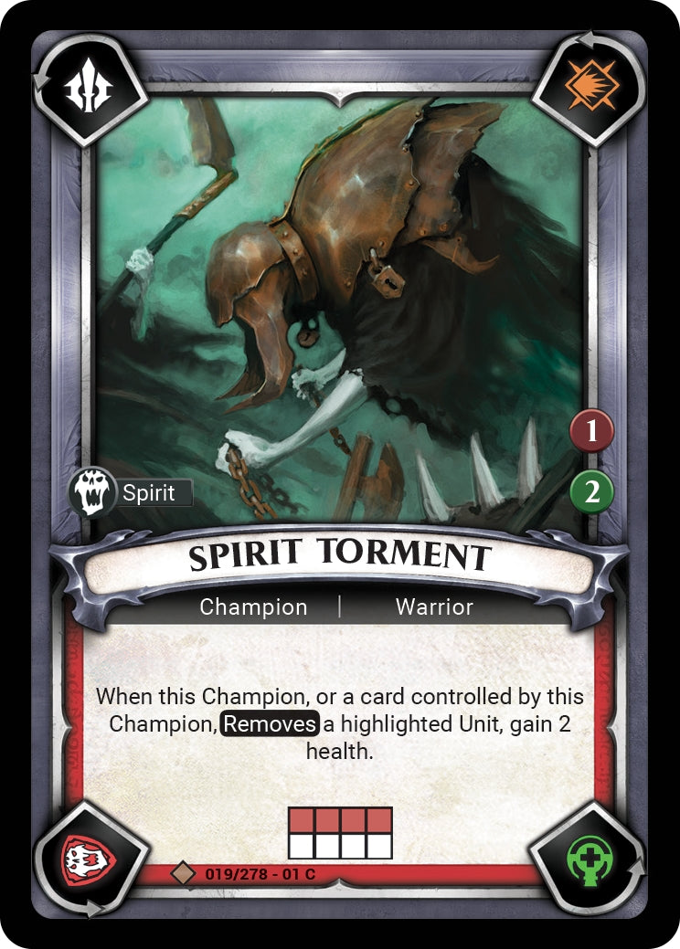 Spirit Torment Unclaimed (019) [WHAOSC] - Warhammer Age of Sigmar Champions TCG Single