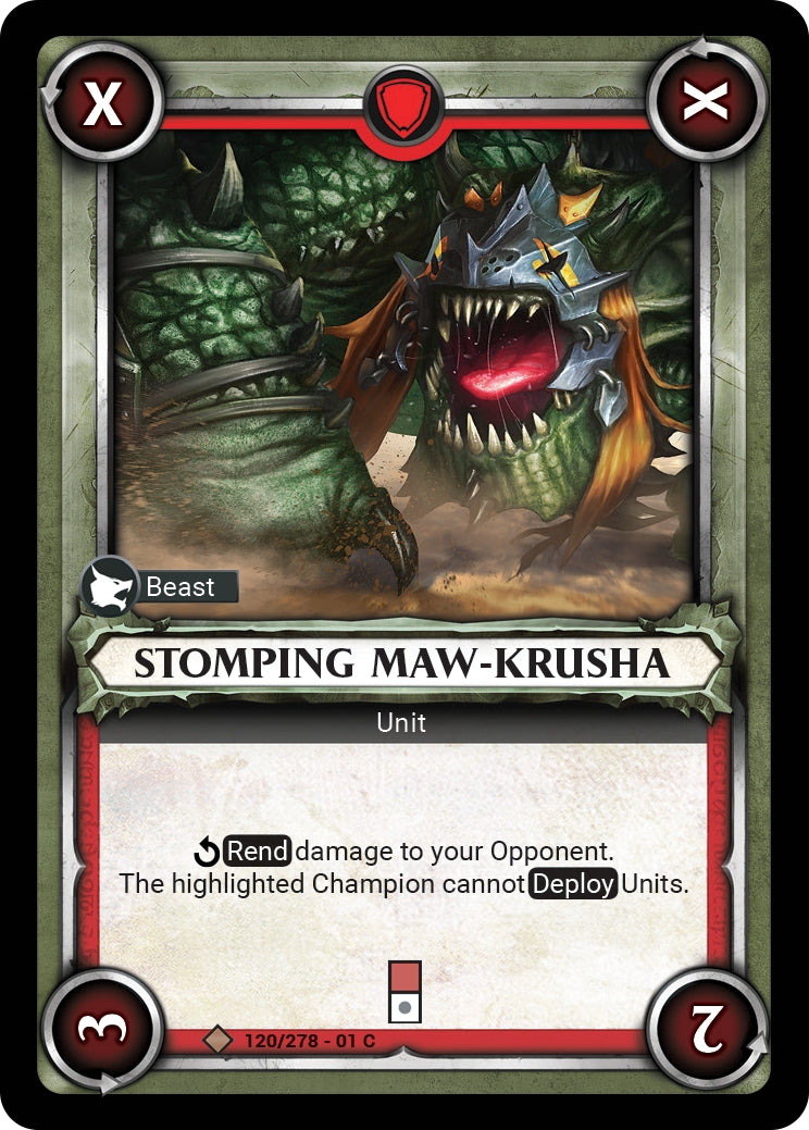 Stomping Maw Krusha Unclaimed (120) [WHAOSC]