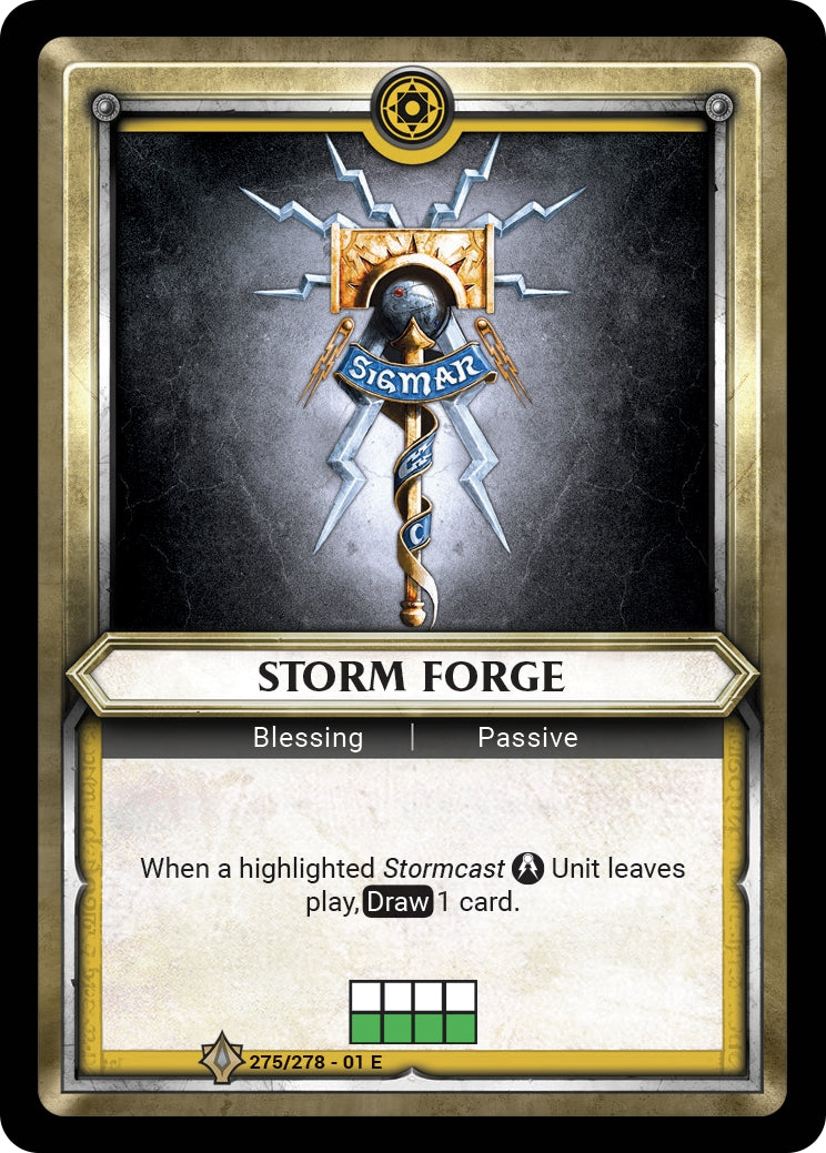 Storm Forge Unclaimed (275) [WHAOSC] - Warhammer Age of Sigmar Champions TCG Single