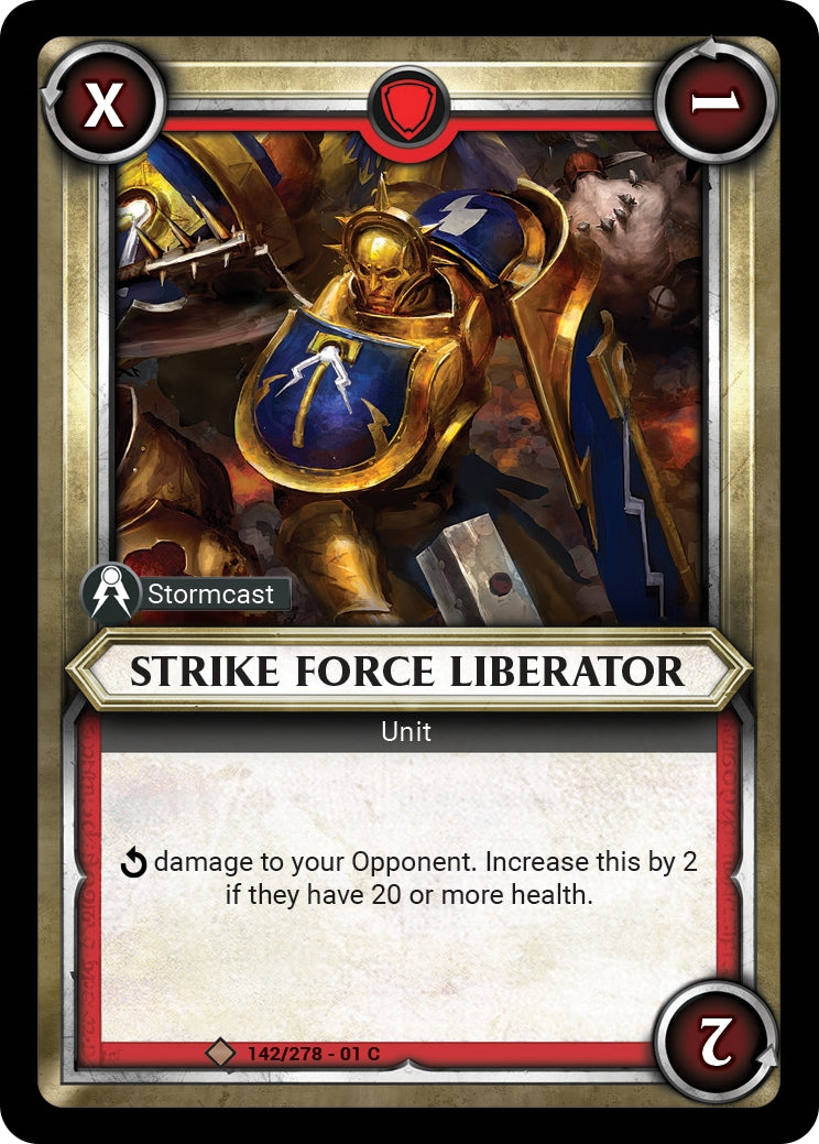 Strike Force Liberator Unclaimed (142) [WHAOSC] - Warhammer Age of Sigmar Champions TCG Single