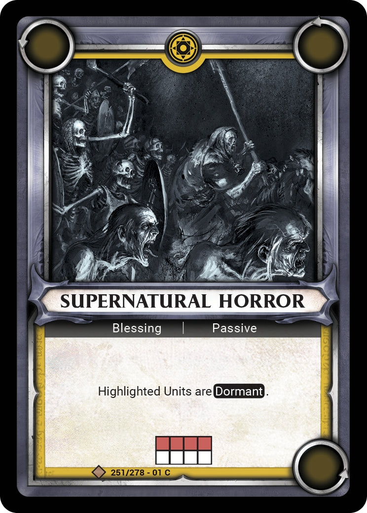 Supernatural Horror Unclaimed (257) [WHAOSC] - Warhammer Age of Sigmar Champions TCG Single