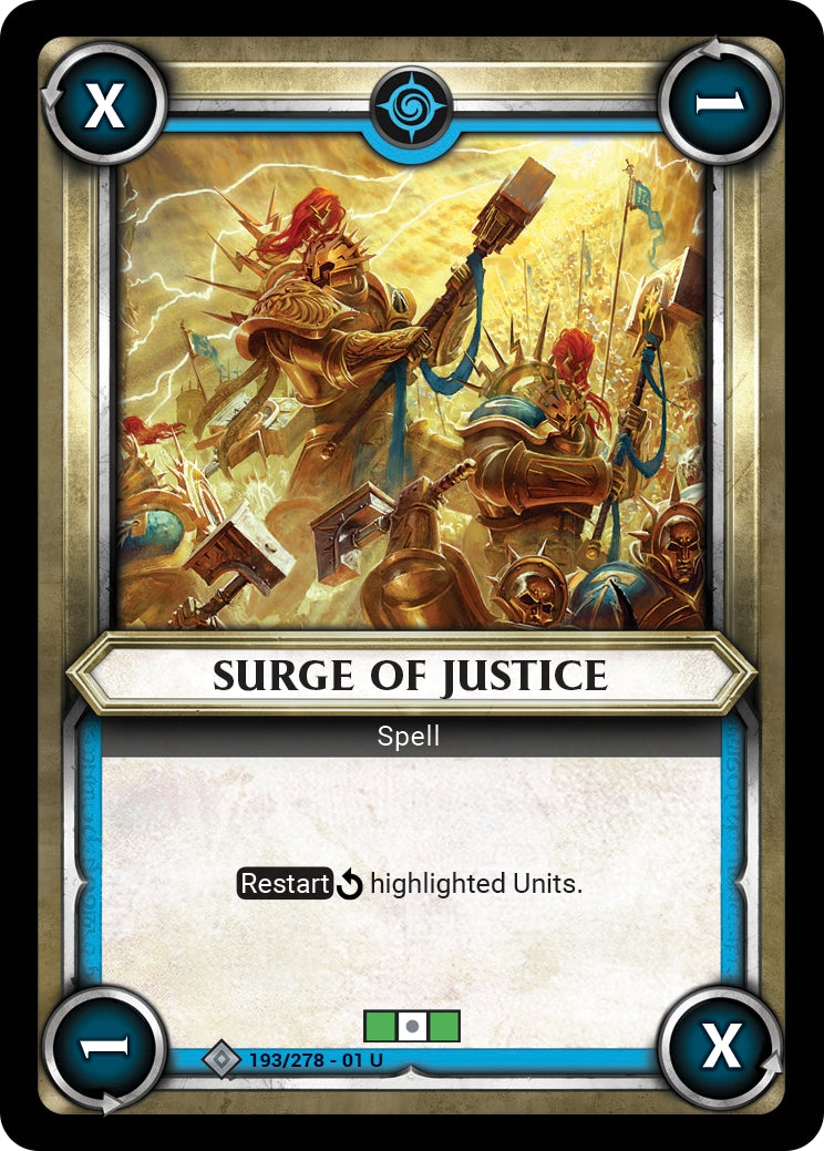 Surge of Justice Unclaimed (193) [WHAOSC] - Warhammer Age of Sigmar Champions TCG Single