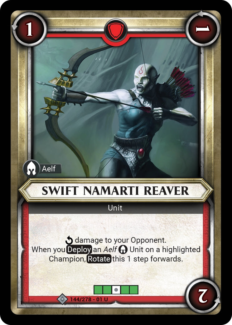 Swift Namarti Reaver Unclaimed (144) [WHAOSC] - Warhammer Age of Sigmar Champions TCG Single