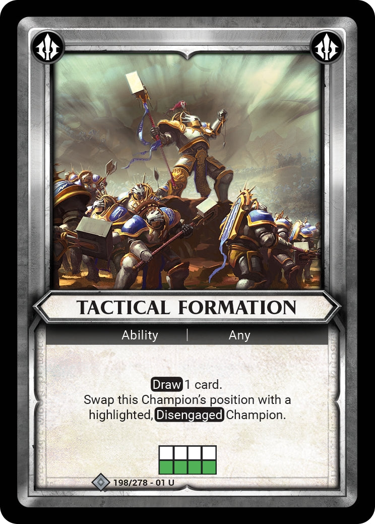 Tactical Formation Unclaimed (198) [WHAOSC] - Warhammer Age of Sigmar Champions TCG Single