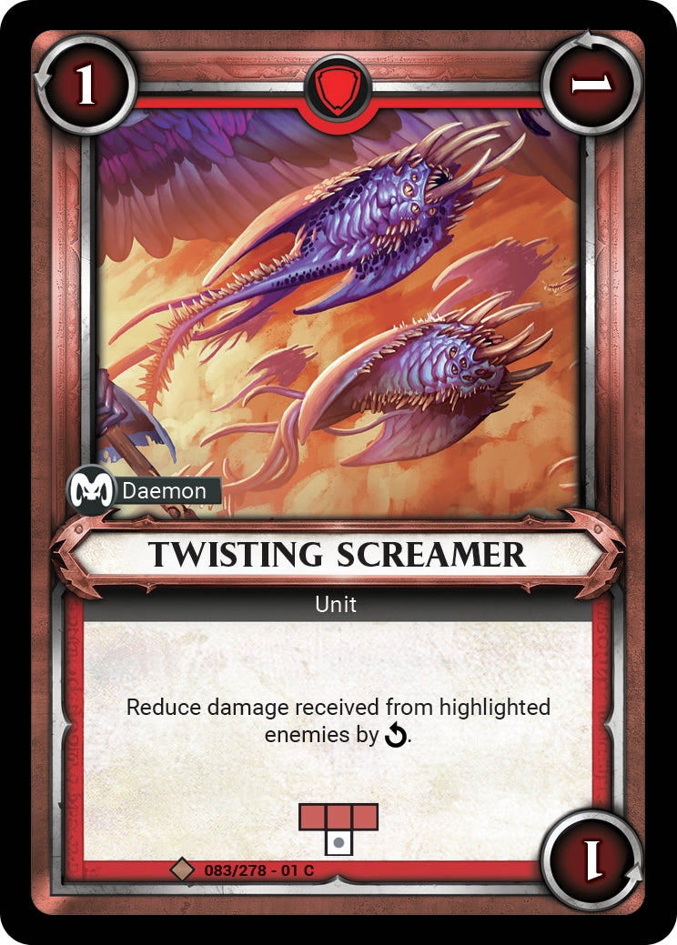 Twisting Screamer Unclaimed (083) [WHAOSC] - Warhammer Age of Sigmar Champions TCG Single