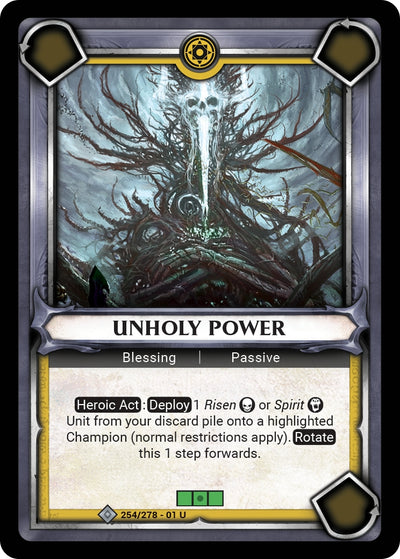 Unholy Power Unclaimed (170) [WHAOSC]