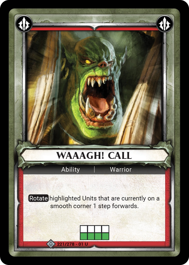 Waaagh Call Unclaimed (221) [WHAOSC] - Warhammer Age of Sigmar Champions TCG Single
