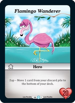 Image for Flamingo Wanderer (The Desolation of Blarg) (OB1) - Munchkin CCG