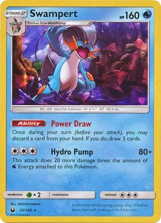 Image for Swampert - 35/168 (SM Celestial Storm) (Deck Exclusives) (035/168) - Pokemon