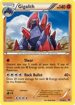 Image for Gigalith - 53/98 (Cracked Ice Holo) (Blister Exclusives) (053/098) - Pokemon