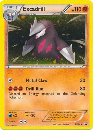 Image for Excadrill - 56/98 (Cosmos Holo) (Blister Exclusives) (056/098) - Pokemon
