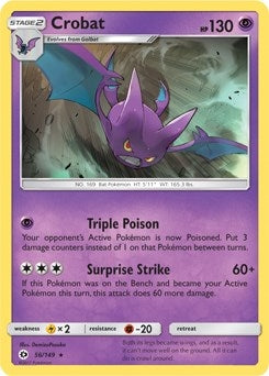 Image for Crobat - 56/149 (Cosmos Holo) (Blister Exclusives) (056/149) - Pokemon