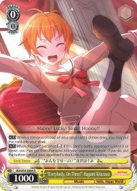 Image for "Everybody, On Three!" Hagumi Kitazawa (BanG Dream! Girls Band Party!) (BD/W54-E004 R) - Weiss Schwarz