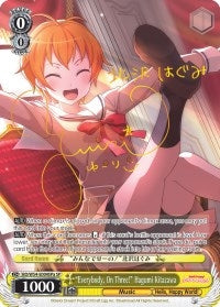 Image for "Everybody, On Three!" Hagumi Kitazawa (A) (SP) (BanG Dream! Girls Band Party!) (BD/W54-E004SPa SP) - Weiss Schwarz