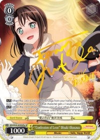 Image for "Confession of Love" Misaki Okusawa (A) (SP) (BanG Dream! Girls Band Party!) (BD/W54-E005SPa SP) - Weiss Schwarz