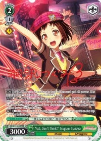 Image for "Act, Don't Think!" Tsugumi Hazawa (B) (SPM) (BanG Dream! Girls Band Party!) (BD/W54-E036SPMb SPM) - Weiss Schwarz