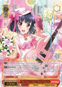 Image for "The Sister I Adore" Rimi Ushigome (SSP) (BanG Dream! Girls Band Party!) (BD/W54-E051SSP SSP) - Weiss Schwarz