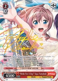 Image for "Bride For A Day" Saya Yamabuki (A) (SP) (BanG Dream! Girls Band Party!) (BD/W54-E057SPa SP) - Weiss Schwarz