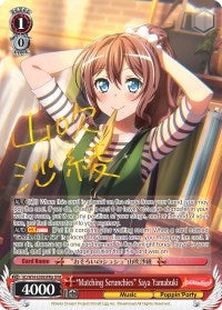 Image for "Matching Scrunchies" Saya Yamabuki (A) (SPM) (BanG Dream! Girls Band Party!) (BD/W54-E058SPMa SPM) - Weiss Schwarz