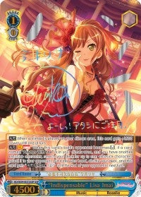 Image for "Indispensable" Lisa Imai (SSP) (BanG Dream! Girls Band Party!) (BD/W54-E073SSP SSP) - Weiss Schwarz