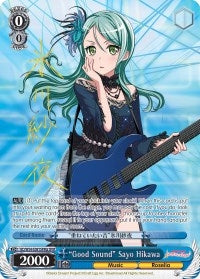Image for "Good Sound" Sayo Hikawa (A) (SPM) (BanG Dream! Girls Band Party!) (BD/W54-E081SPMa SPM) - Weiss Schwarz