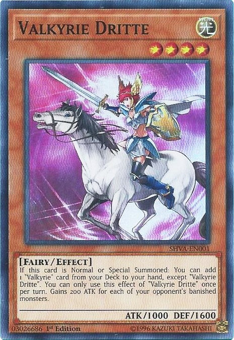 Image for Valkyrie Dritte (Shadows in Valhalla) (SHVA-EN001) - YuGiOh