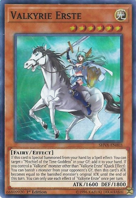 Image for Valkyrie Erste (Shadows in Valhalla) (SHVA-EN003) - YuGiOh