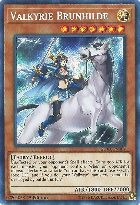 Image for Valkyrie Brunhilde (Shadows in Valhalla) (SHVA-EN004) - YuGiOh
