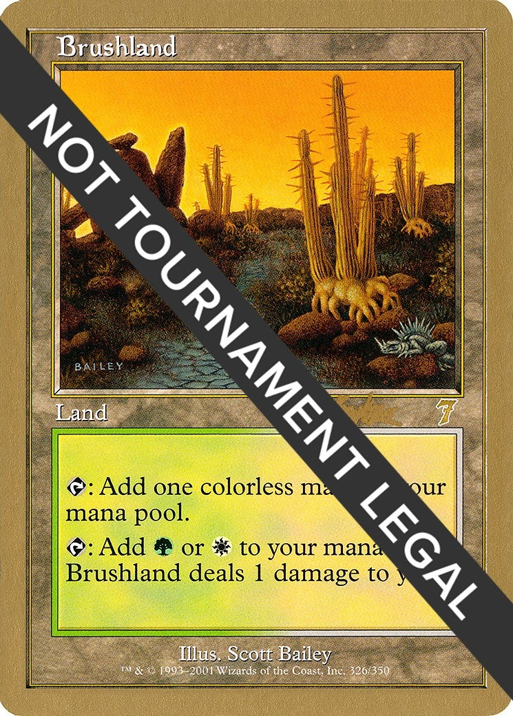Image for Brushland - 2002 Brian Kibler (7ED) (World Championship Decks) - Magic: The Gathering