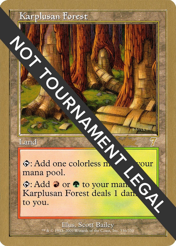 Image for Karplusan Forest - 2002 Brian Kibler (7ED) (World Championship Decks) - Magic: The Gathering