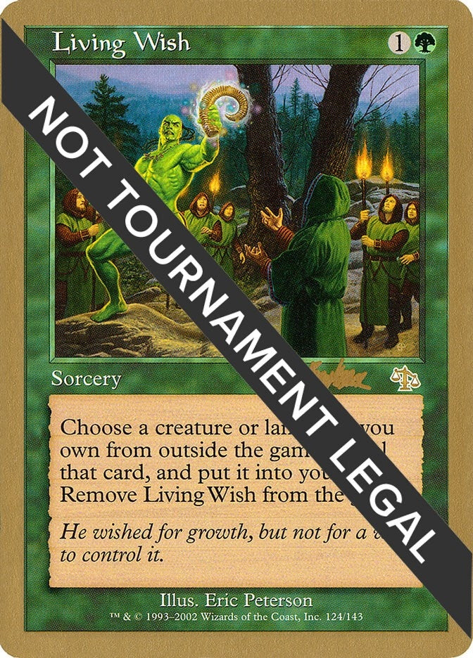 Image for Living Wish - 2002 Brian Kibler (JUD) (World Championship Decks) - Magic: The Gathering