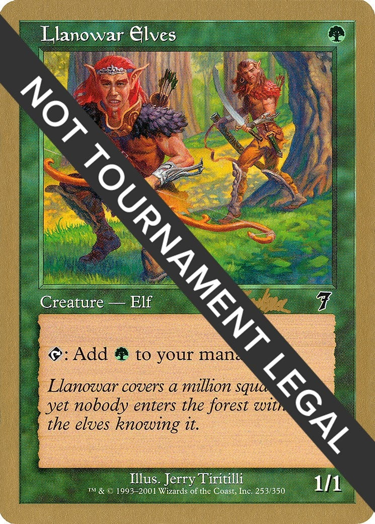 Image for Llanowar Elves - 2002 Brian Kibler (7ED) (World Championship Decks) - Magic: The Gathering