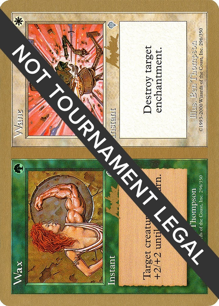 Image for Wax // Wane - 2002 Brian Kibler (INV) (World Championship Decks) - Magic: The Gathering