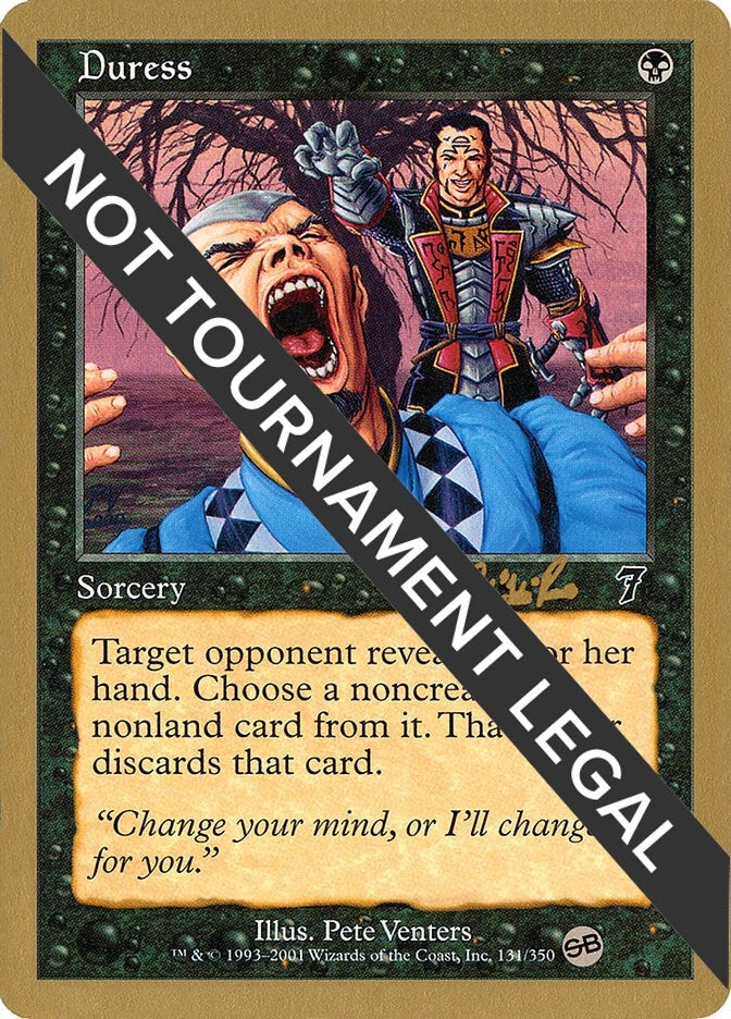 Image for Duress - 2002 Carlos Romao (7ED) (SB) (World Championship Decks) - Magic: The Gathering