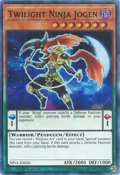 Image for Twilight Ninja Jogen (Shadows in Valhalla) (SHVA-EN026) - YuGiOh