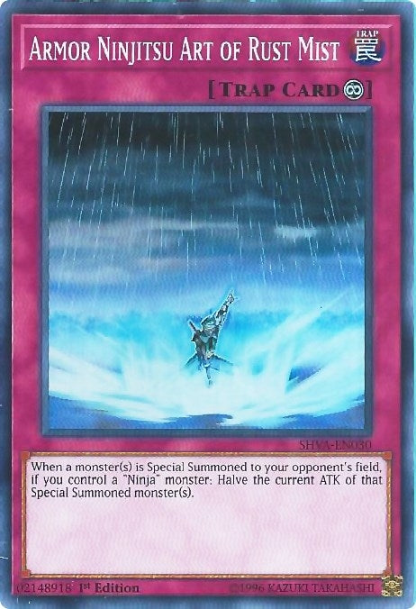 Image for Armor Ninjitsu Art of Rust Mist (Shadows in Valhalla) (SHVA-EN030) - YuGiOh