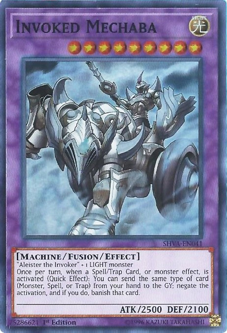 Image for Invoked Mechaba (Shadows in Valhalla) (SHVA-EN041) - YuGiOh