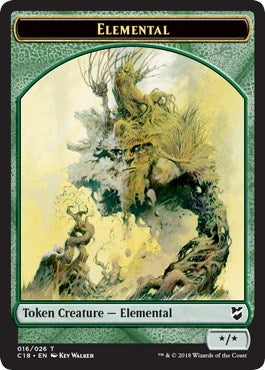Image for Elemental // Thopter (026) Double-Sided Token (Commander 2018) (16 // 26) - Magic: The Gathering