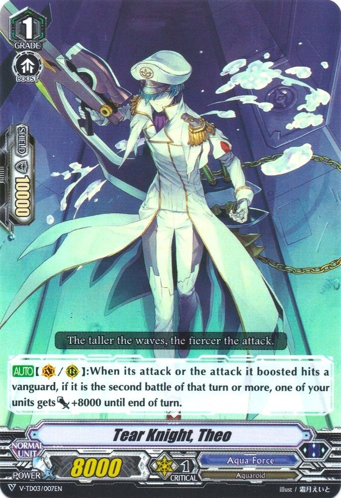 Image for Tear Knight, Theo (V-TD03: Leon Soryu) (V-TD03/007EN) - Cardfight Vanguard