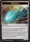 Image for Manifest // Zombie Double-Sided Token (Commander 2018) (1 // 9) - Magic: The Gathering