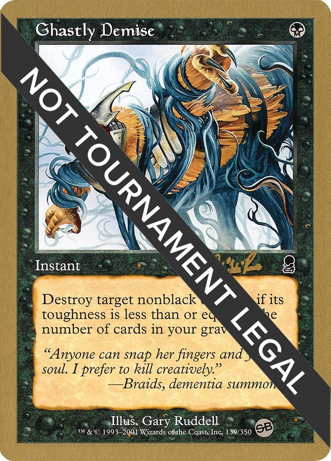 Image for Ghastly Demise - 2002 Carlos Romao (ODY) (SB) (World Championship Decks) - Magic: The Gathering