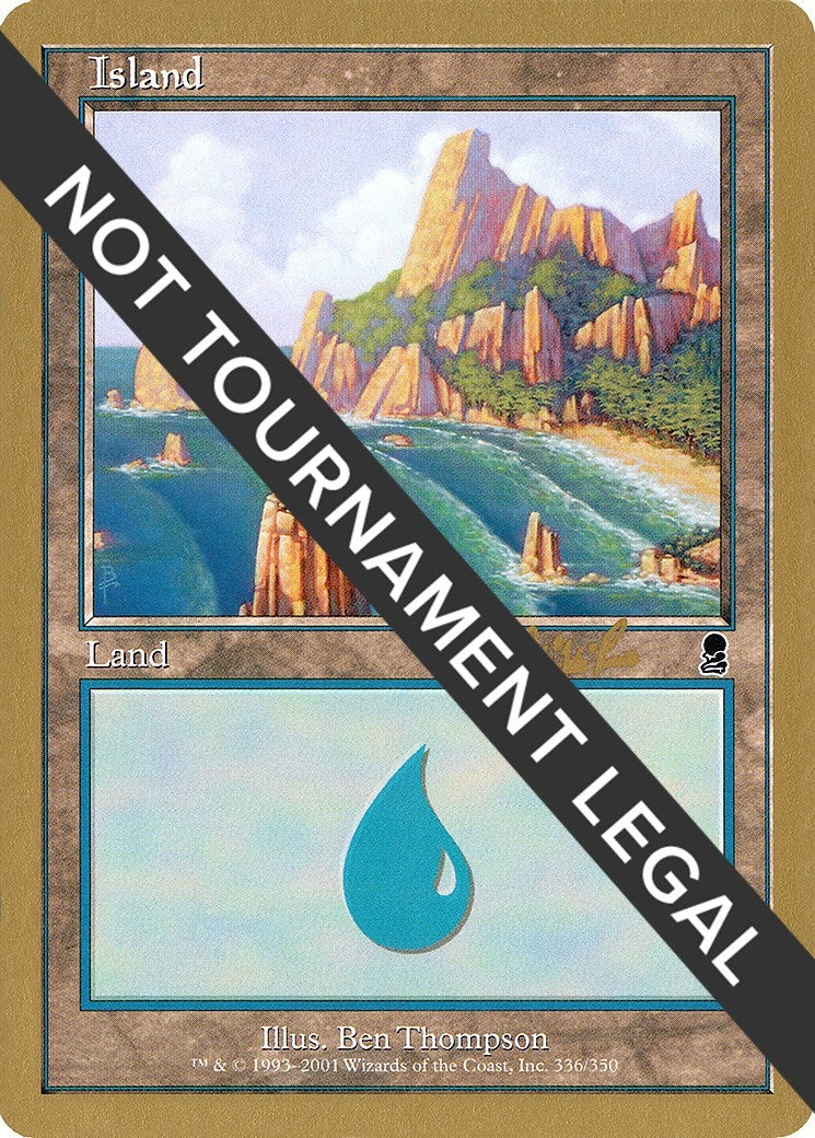 Image for Island (336) - 2002 Carlos Romao (ODY) (World Championship Decks) - Magic: The Gathering