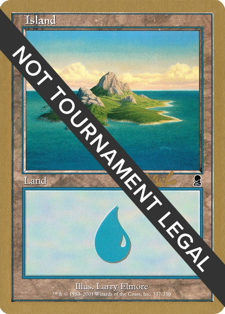 Image for Island (337) - 2002 Carlos Romao (ODY) (World Championship Decks) - Magic: The Gathering